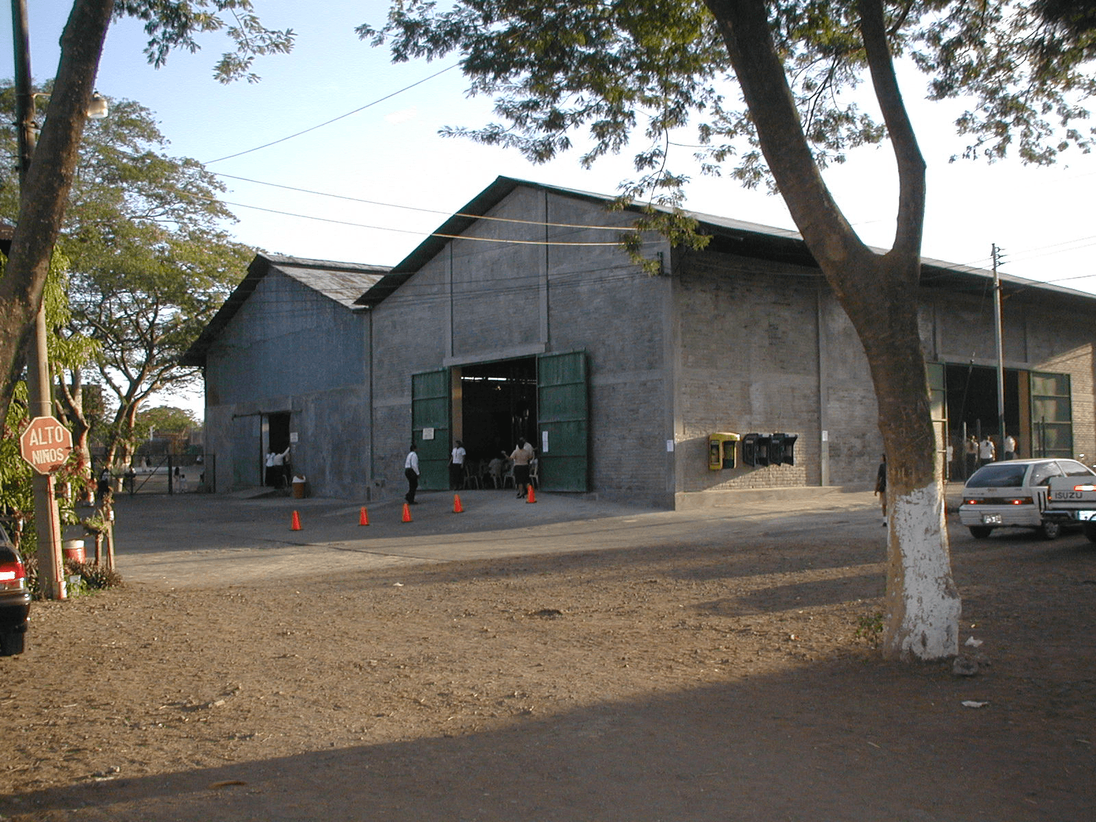 Imagen histórica de la iglesia